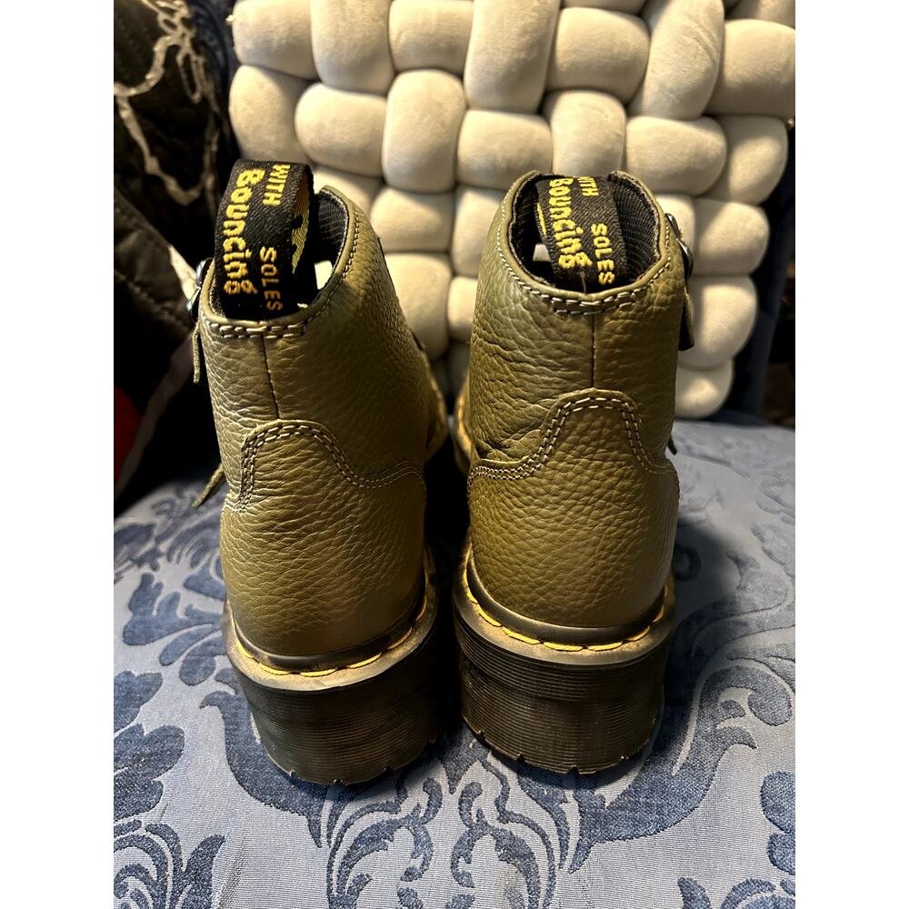 Dr Martens Olive Green Devon Flower size 8/EU 39 - Picture 5 of 7